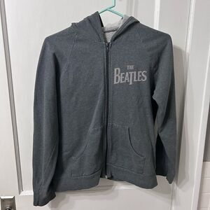Vintage The Beatles Charcoal Hoodie